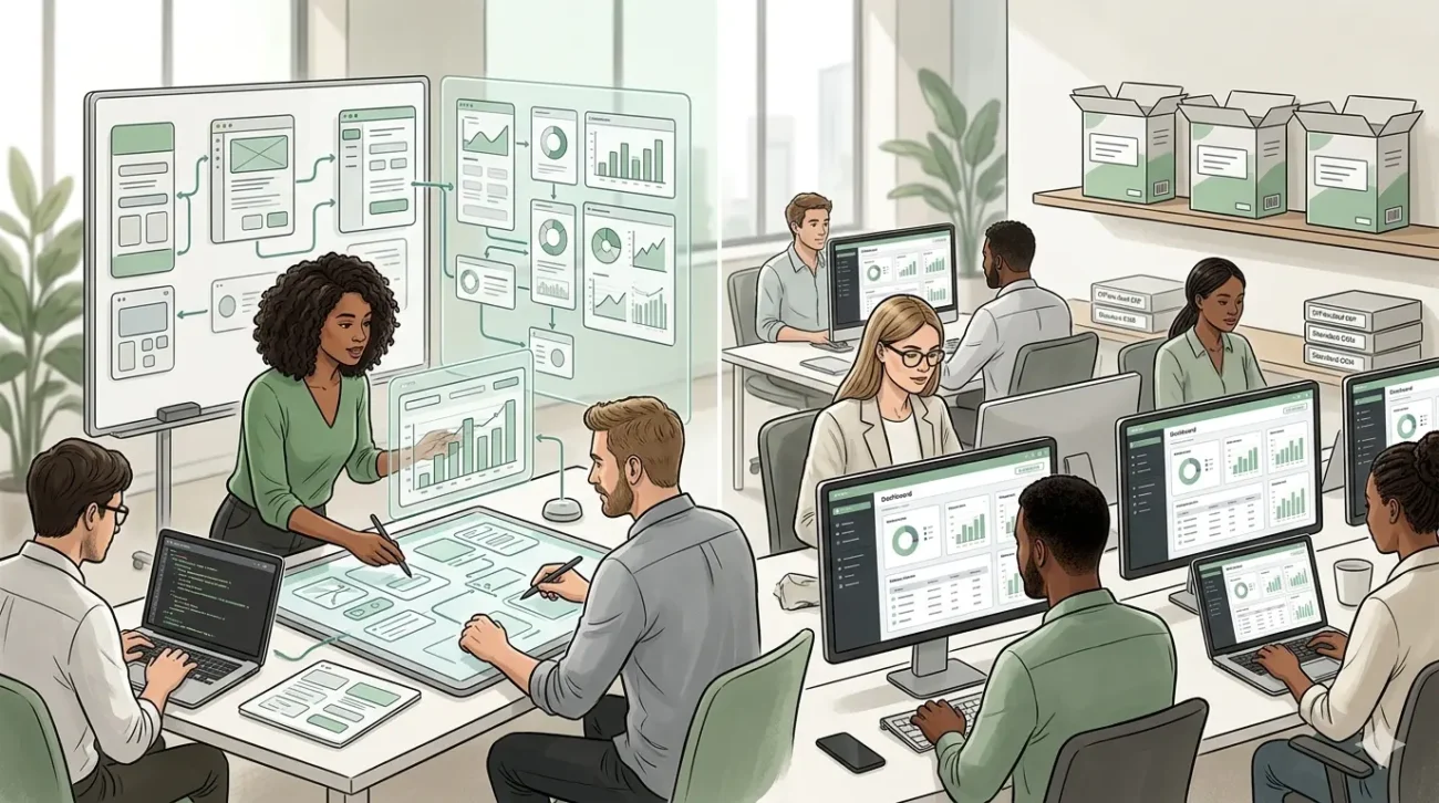 custom software vs off-the-shelf software